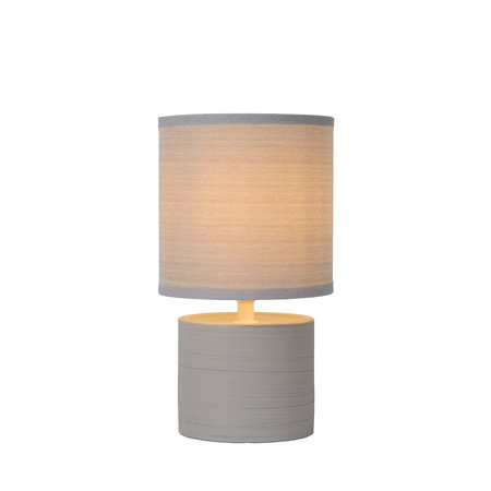 GREASBY Lampe de Table E14 H26cm Gris