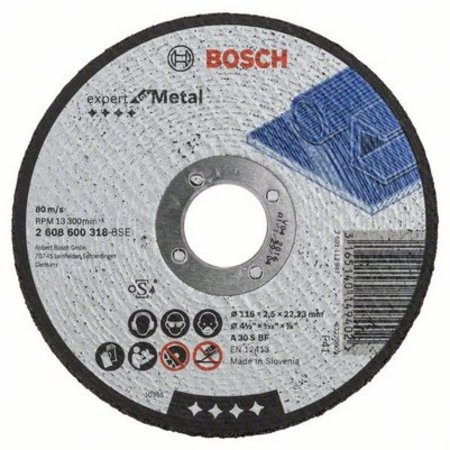 BOSCH X-LOCK METAAL 115X3.0 PLAT