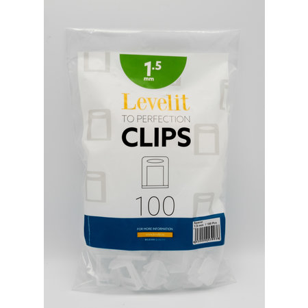 LEVELIT SPACER CLIPS 1.5MM 100ST