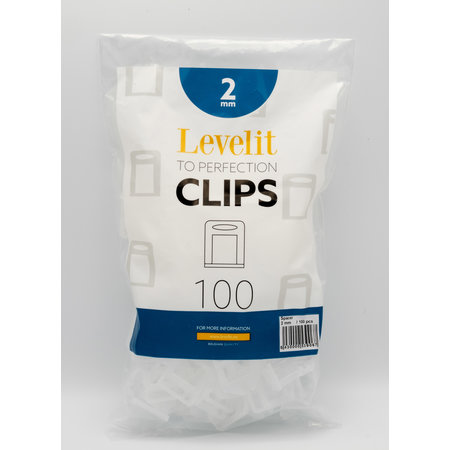 LEVELIT SPACER CLIPS 2MM 100PC
