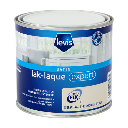 LEVIS EXPERT LAK BUITEN SATIN 0,5L EIERSCHAAL 1140