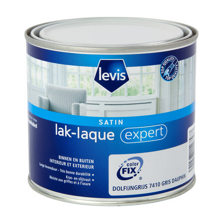 LEVIS EXPERT LAK EXTÉRIEUR SATIN 0,5L GRIS DAUPHIN 7410