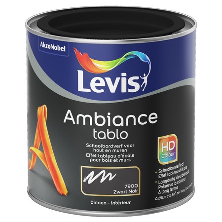 LEVIS AMBIANCE TABLO 0,25L BLACKBOARD BLACK 7900