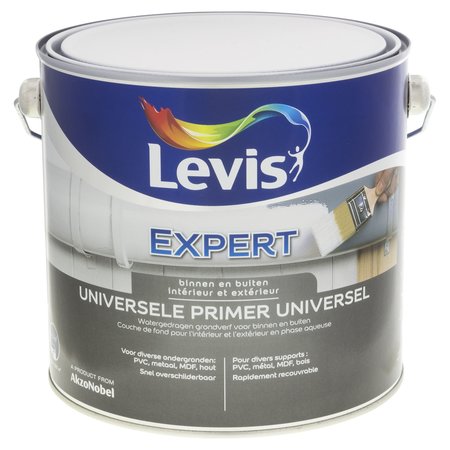 LEVIS EXPERT PRIMER UNIVERSEL INTÉRIEUR/EXTÉRIEUR 2,5L BLANC 0001