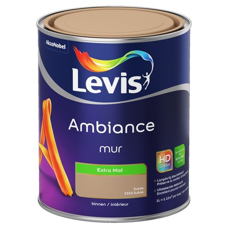 LEVIS AMBIANCE MUR EXTRA MAT 1L SUEDE 1515