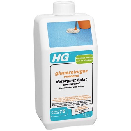 HG voedende glansreiniger voor kunststof vloeren P78 1L