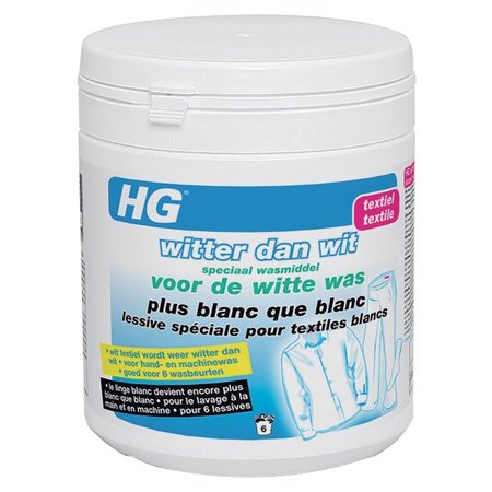HG 'witter dan wit' speciaal wasmiddel voor de witte was