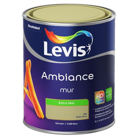 LEVIS AMBIANCE MUR EXTRA MAT 1L OLIVE 5330