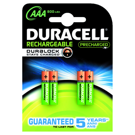 DURACELL PILE NI-MH STAYCHARGED AAA 800MAH 4X