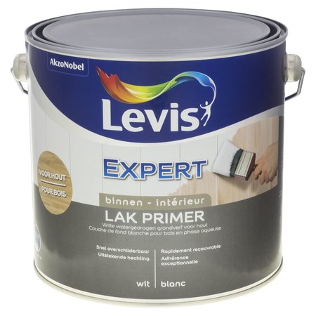 LEVIS EXPERT LAK PRIMER BINNEN 2,5L WIT 0001