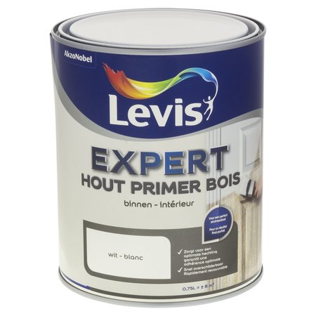 LEVIS EXPERT LAK PRIMER BINNEN 0,75L WIT 0001