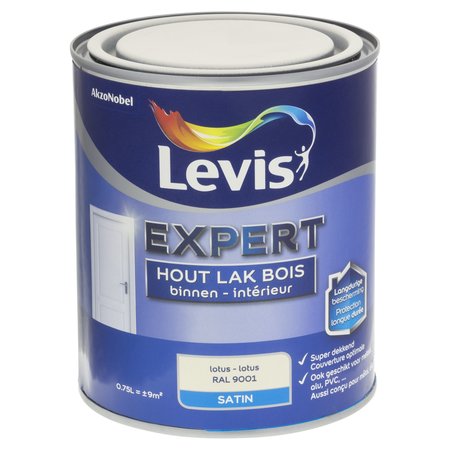 LEVIS EXPERT LAK BINNEN SATIN 0,75L LOTUS 4441
