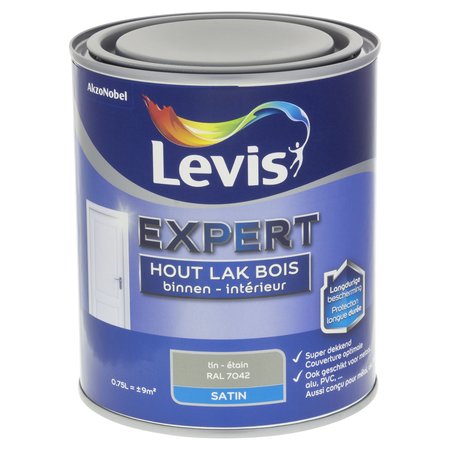LEVIS EXPERT LAK BINNEN SATIN 0,75L TIN 7510