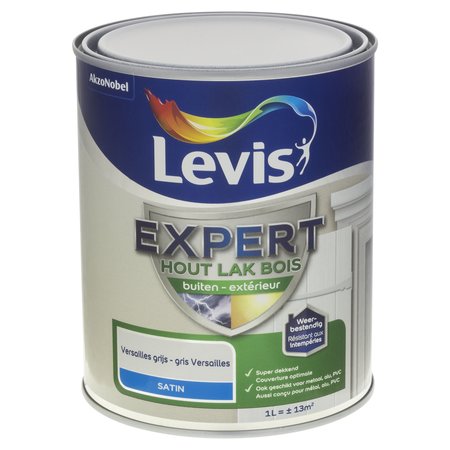 LEVIS EXPERT LAK EXTÉRIEUR SATIN 1L GRIS VERSAILLES 7311