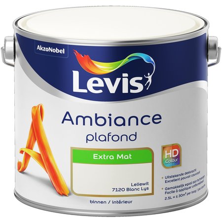 LEVIS AMBIANCE PLAFOND 2,5L BLANC LYS 7120
