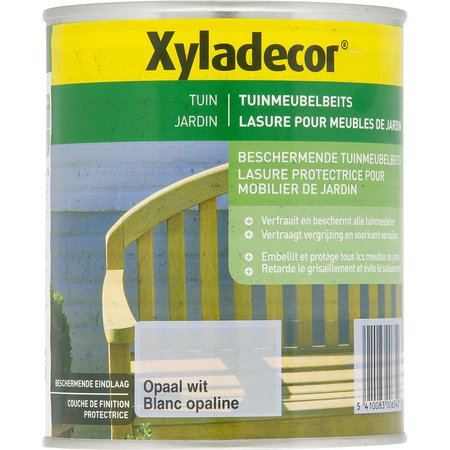 XYLADECOR TUINMEUBELBEITS OPAAL WIT 1L