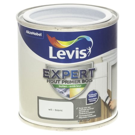 LEVIS EXPERT LAK PRIMER BUITEN 0,25L WIT 0001