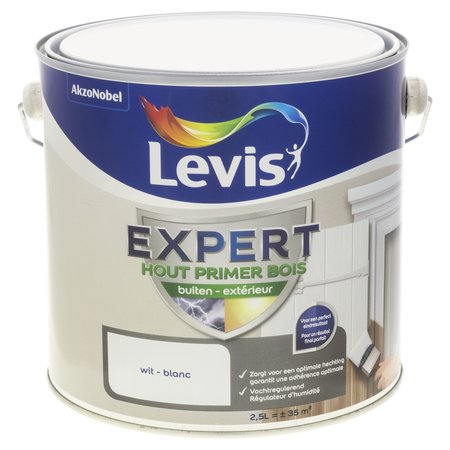 LEVIS EXPERT LAK PRIMER BUITEN 2,5L WIT 0001