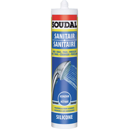 SOUDAL SANITAIRE SILICONE TRANSP 300ML