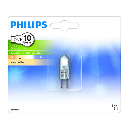 PHILIPS LAMP ECOHALO CAP 7W G4 12V CL 1BC/10