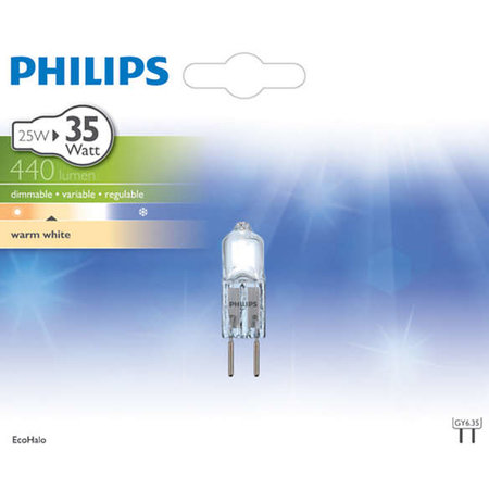 PHILIPS LAMP ECOHALO CAP 25W GY6.35 12V CL 1BC/10