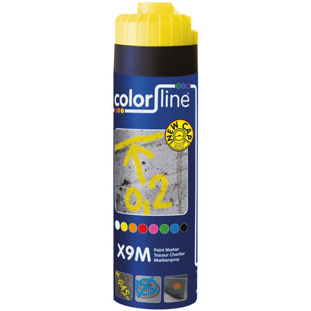 X9M Paint Marker - 500 ml - FLUO GEEL