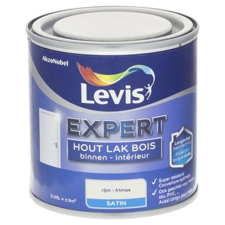 LEVIS EXPERT LAK BINNEN SATIN 0,25L RIJM 7308