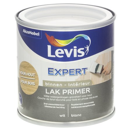 LEVIS EXPERT LAK PRIMER BINNEN 0,25L WIT