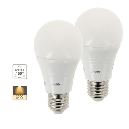 2-PACK LAMPEN A60  1055 LM (=75W) E27 / 180° / 2700K