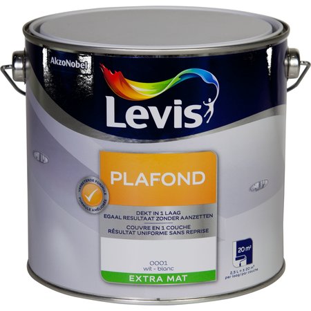 LEVIS PLAFOND 2,5L BLANC 0001
