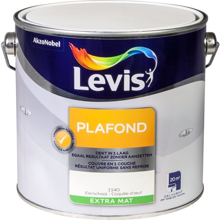 LEVIS PLAFOND 2,5L COQUILLE D'OEUF 1140
