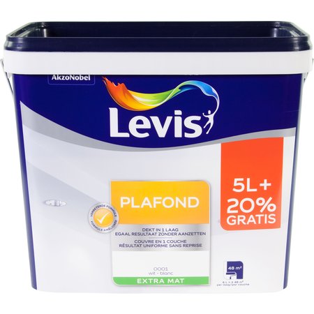 LEVIS PLAFOND 5+1L BLANC 0001
