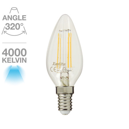 LAMP KAARS RETROLED 470 LM (=40W) E14/ 320°/ 4000K