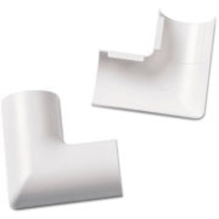 CLIP-OVER COIN PLAT 30X15MM BLANC