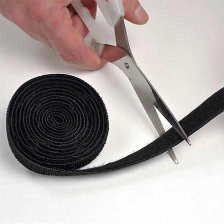 CABLE TIDY BAND NOIR 1.2M
