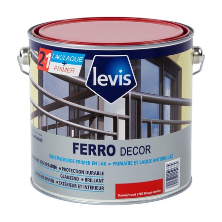 LEVIS FERRO DECOR 2,5L ROUGE CARMIN 2760