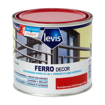 LEVIS FERRO DECOR 0,5L ROUGE CARMIN 2760