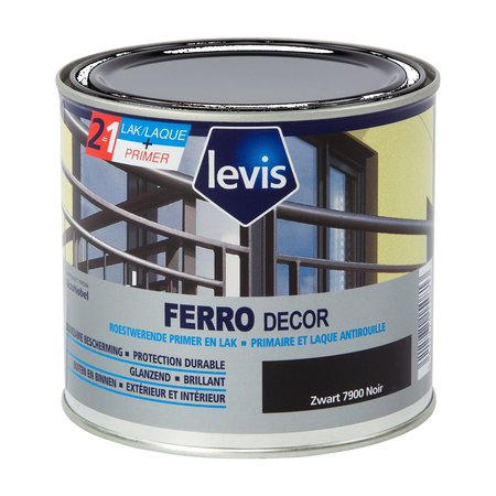 LEVIS FERRO DECOR 0,5L ZWART 7900