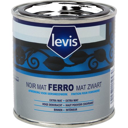 LEVIS FERRO 0,25L MAT ZWART 8900