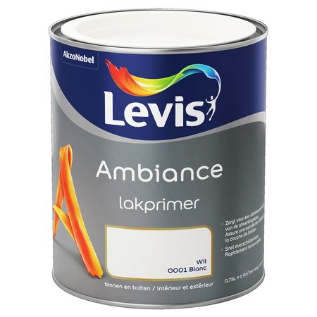 LEVIS AMBIANCE LAK PRIMER 0,75L WIT 0001